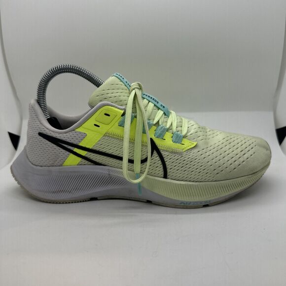 Nike Womens Air Zoom Pegasus 38 CW7358-700 Green Running Shoes Sneakers Size 8 - Picture 2 of 13